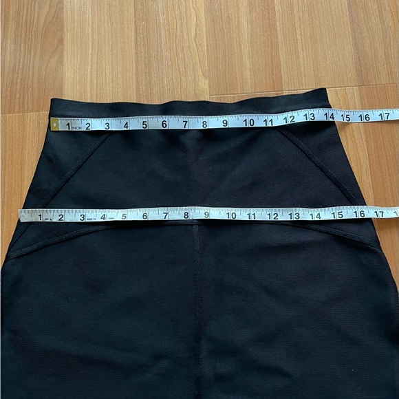 BCBGMAXAZRIA Manon Black A-Line Skirt Size L Runs Small - Picture 9 of 11